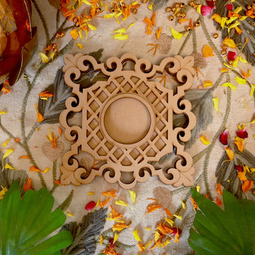 Saras Jali Tea Light Candle Holder